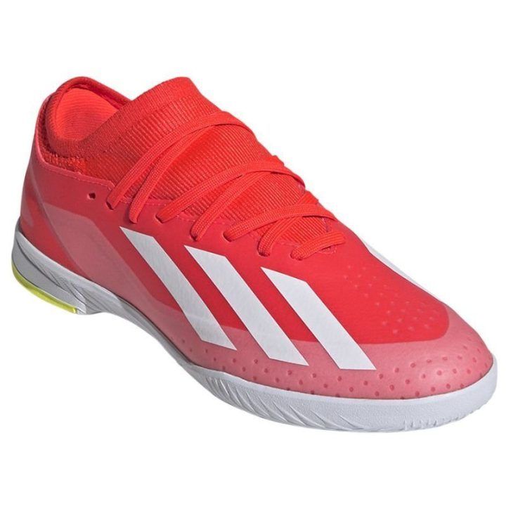 Vaikiški salės futbolo bateliai adidas X Crazyfast League IN, raudoni