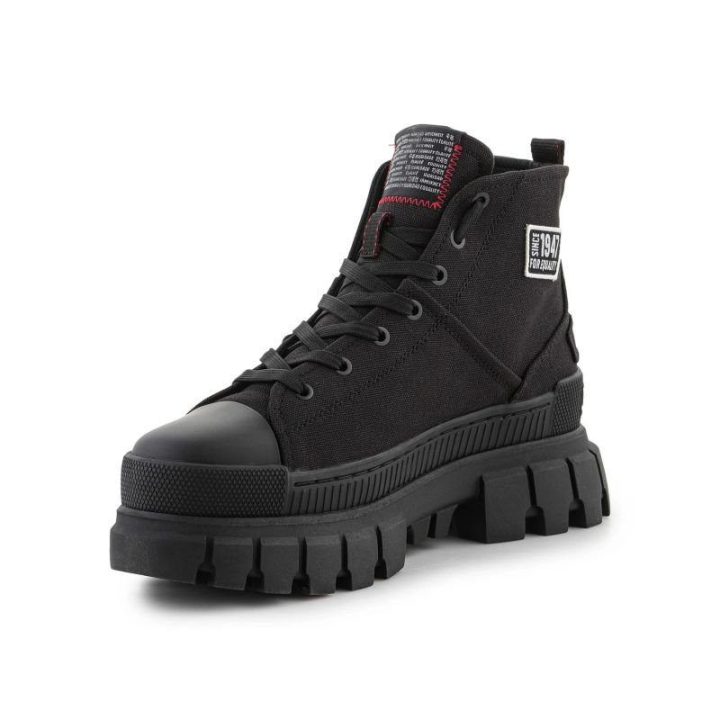 Moteriški sportbačiai Palladium Revolt Hi Patch, juodi