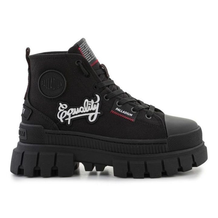 Moteriški sportbačiai Palladium Revolt Hi Patch, juodi