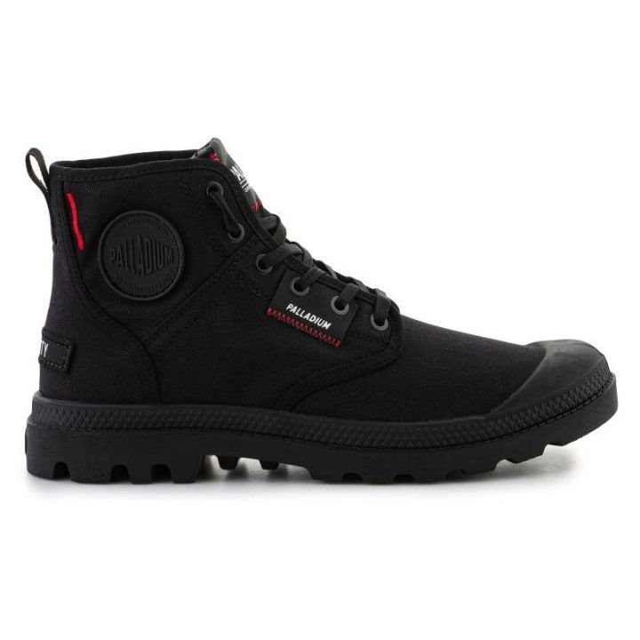 Vyriški sportbačiai aukštu auliuku Palladium Pampa Hi Patch, juodi