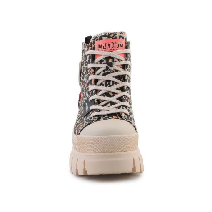 Moteriški aulinukai Palladium Revolt Hi Wild, smėlio ir įvairiaspalviai
