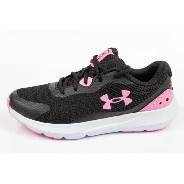Moteriški sportbačiai su tinkliniu viršumi Under Armour, juodi
