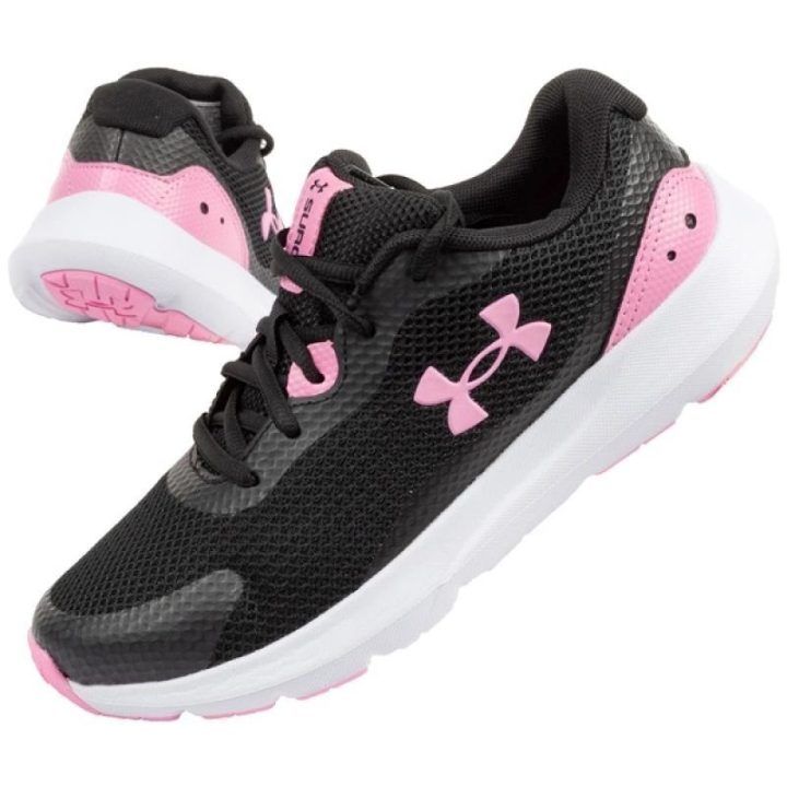 Moteriški sportbačiai su tinkliniu viršumi Under Armour, juodi