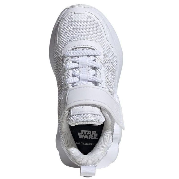 Vaikiški sportbačiai su lipukais adidas STAR WARS Runner, pilki