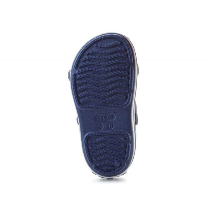 Vaikiškos basutės su lipukais Crocs Crocband Cruiser, tamsiai mėlynos