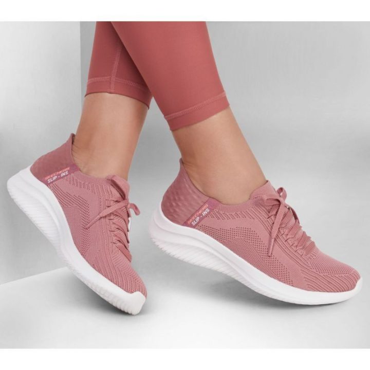 Moteriški įspiriami sportbačiai Skechers Brillian Path, rožiniai