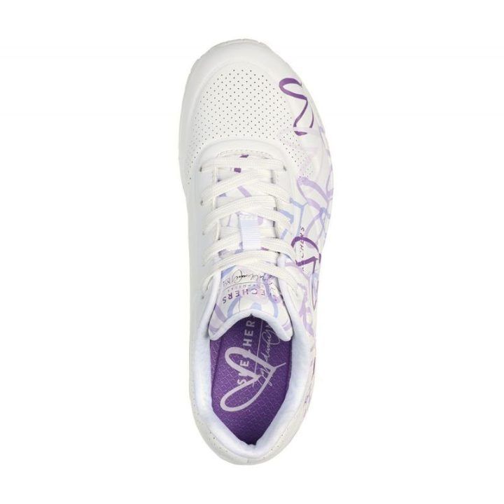 Moteriški sportbačiai su širdelių raštu Skechers Spread The Love