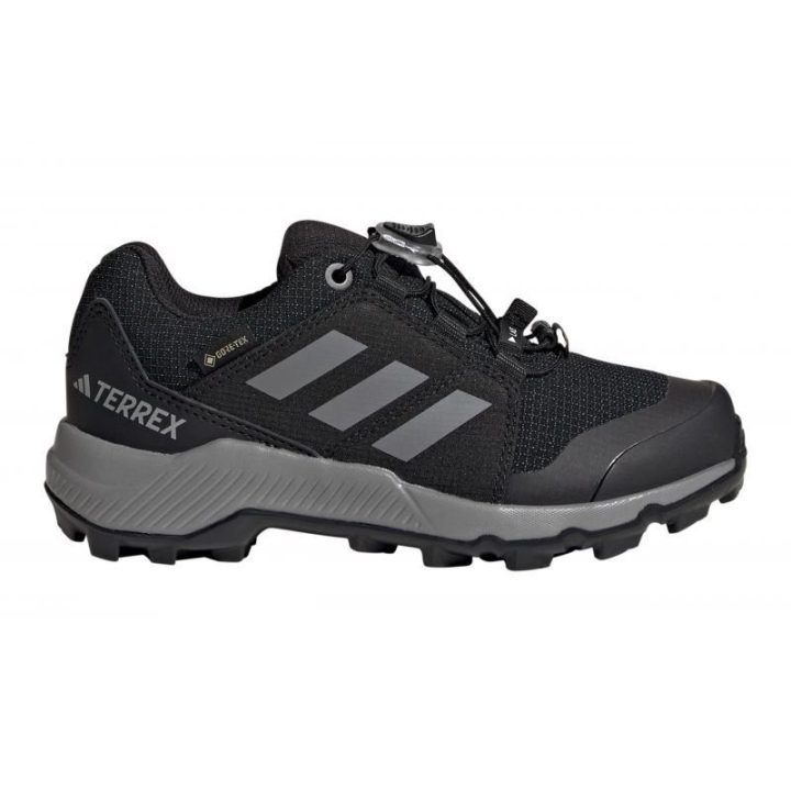 Vaikiški žemo profilio žygio batai adidas Terrex GTX, juodi