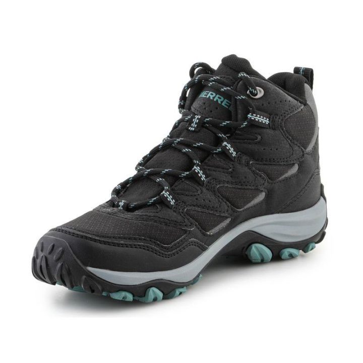 Moteriški žygio batai Merrell West Rim Sport GTX, juodi