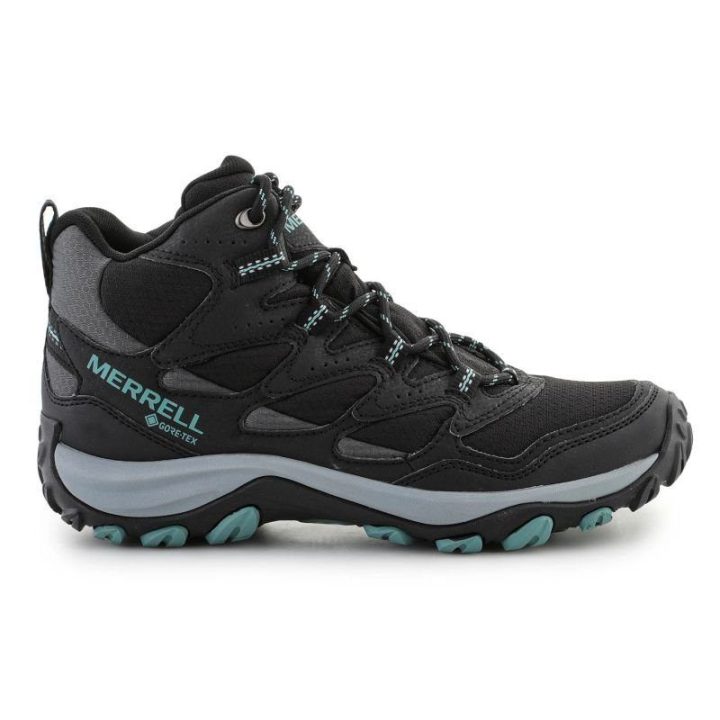 Moteriški žygio batai Merrell West Rim Sport GTX, juodi