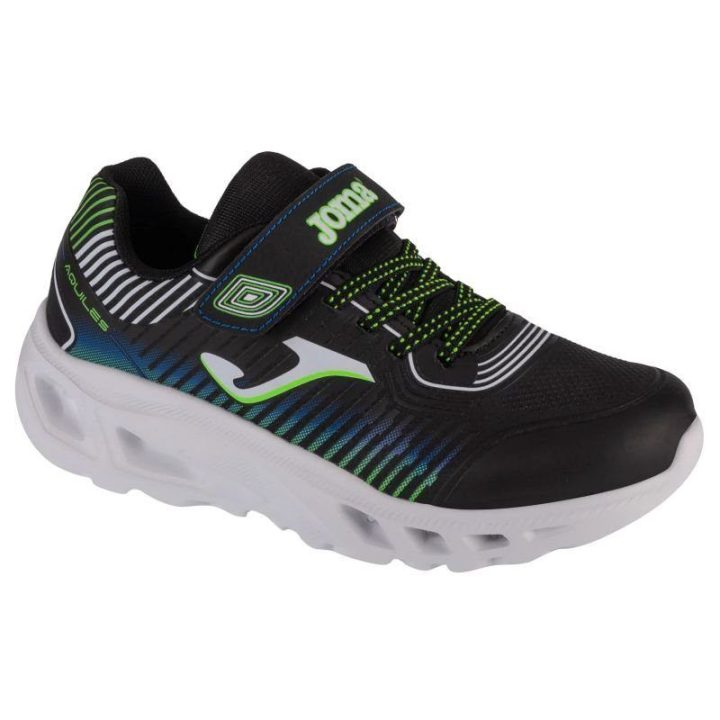 Vaikiški sportbačiai su lipuku Joma Aquiles 2401, juodi