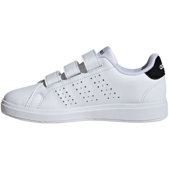 Vaikiški sportbačiai su perforacijomis adidas Advantage Base 2.0, balti