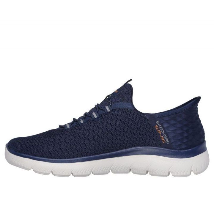 Vyriški įspiriami sportbačiai Skechers High Range, tamsiai mėlyni