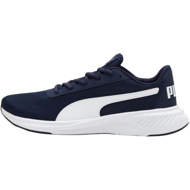 Vyriški bėgimo bateliai Puma Night Runner V2, tamsiai mėlyni ir balti