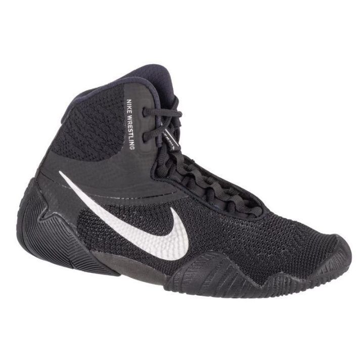 Vyriški aukšti sportbačiai su raišteliais Nike Tawa, juodi