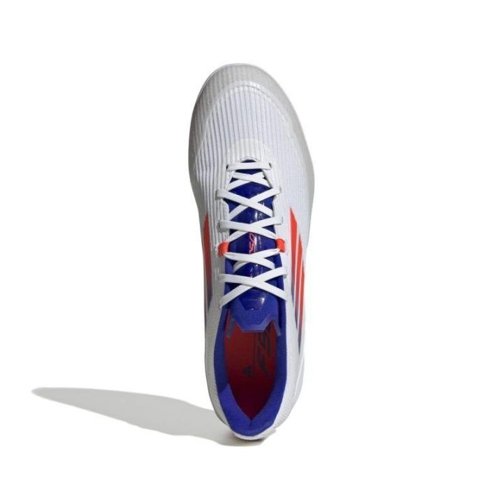 Vyriški futbolo salės bateliai adidas F50 League, balti ir mėlyni