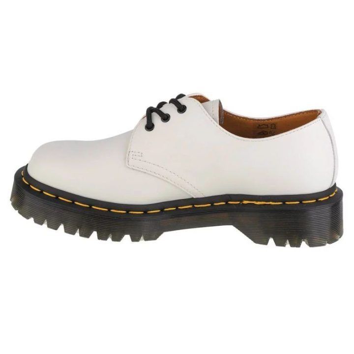 Moteriški pusbačiai Dr. Martens 1461 Bex, kreminiai ir balti