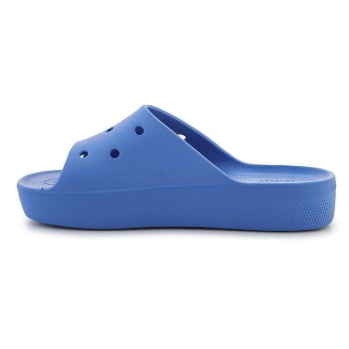 Moteriškos platforminės šlepetės Crocs Classic Platform, mėlynos