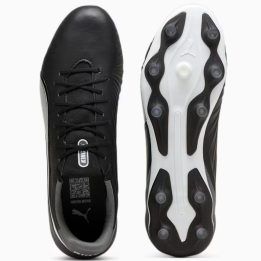 Vyriški žemo profilio futbolo bateliai Puma KING Match FG/AG, juodi