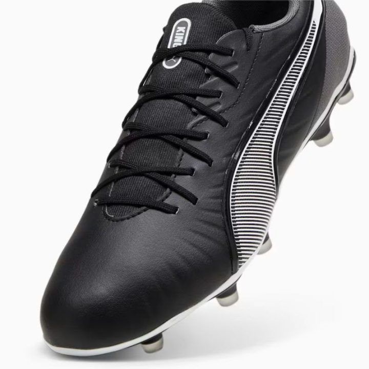 Vyriški žemo profilio futbolo bateliai Puma KING Match FG/AG, juodi
