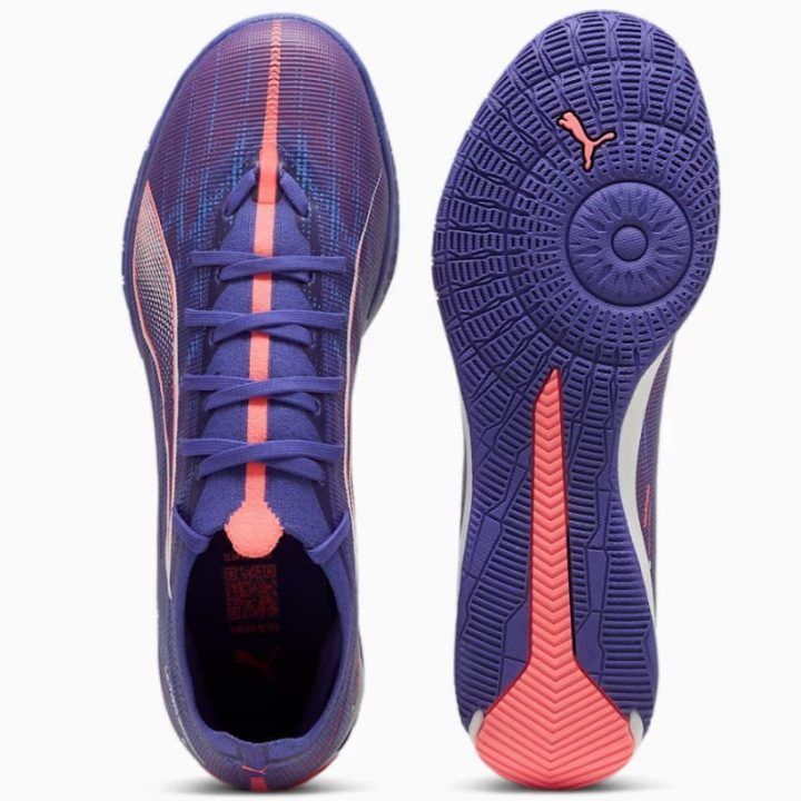 Vyriški žemo profilio futbolo bateliai Puma Ultra 5 Match IT, violetiniai