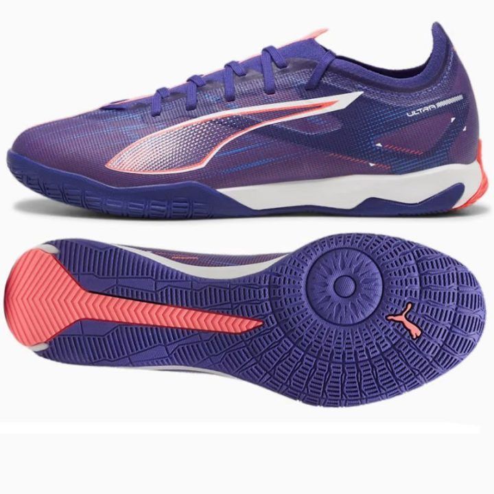 Vyriški žemo profilio futbolo bateliai Puma Ultra 5 Match IT, violetiniai