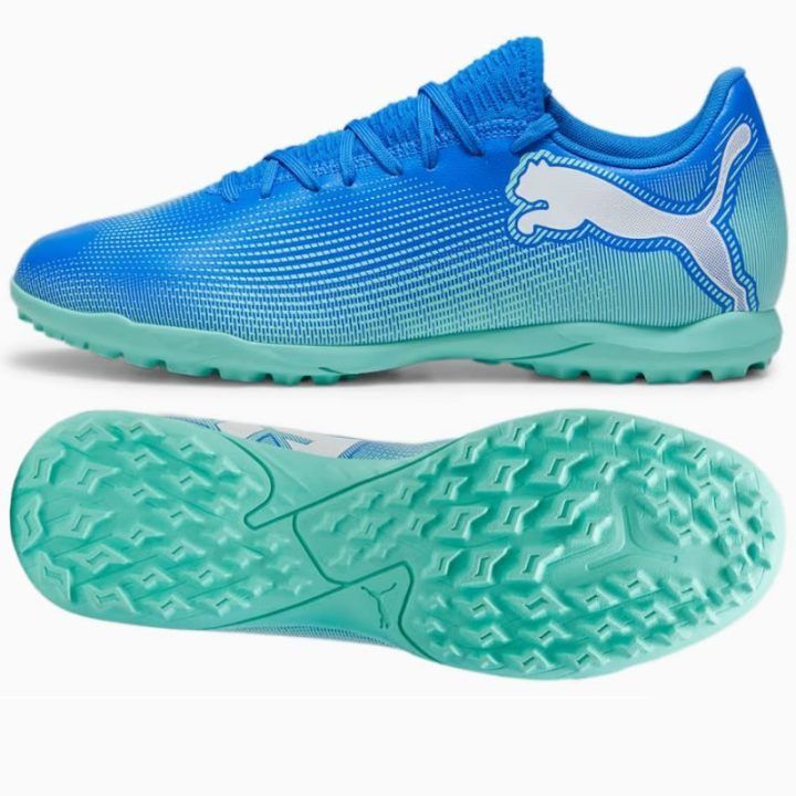 Vyriški futbolo bateliai Puma Future 7 Play TT, mėlyni