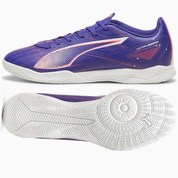 Vyriški salės futbolo bateliai Puma Ultra 5 Play IT, violetiniai