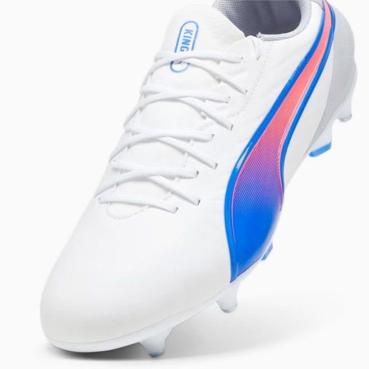 Vyriški odiniai futbolo bateliai Puma KING Match MxSG, balti