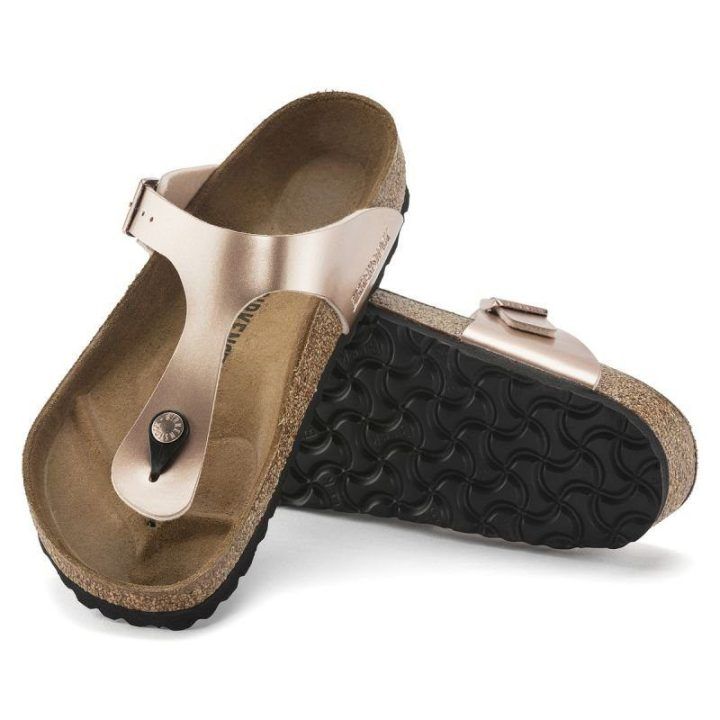 Moteriškos šlepetės per pirštą su sagtimi Birkenstock Gizeh