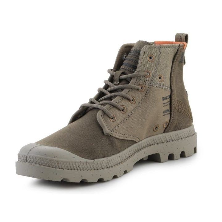 Vyriški batai Palladium Pampa Hi Re Generate, pilkšvai žali