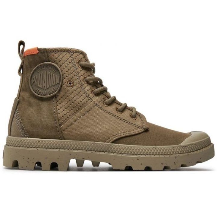 Vyriški batai Palladium Pampa Hi Re Generate, pilkšvai žali