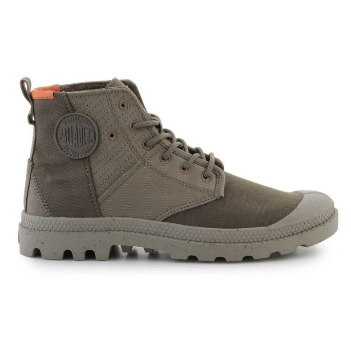 Vyriški batai Palladium Pampa Hi Re Generate, pilkšvai žali