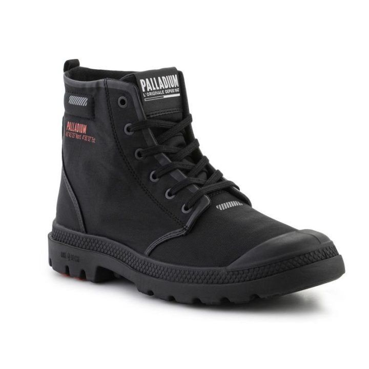 Uniseks sportbačiai Palladium Pampa Lite+ Hi, juodi