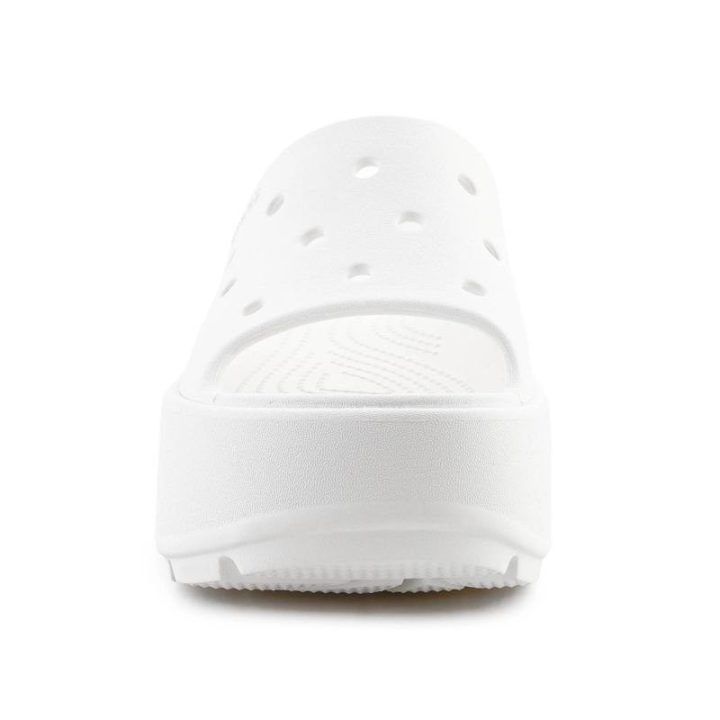 Moteriškos šlepetės Crocs Stomp Slide, baltos