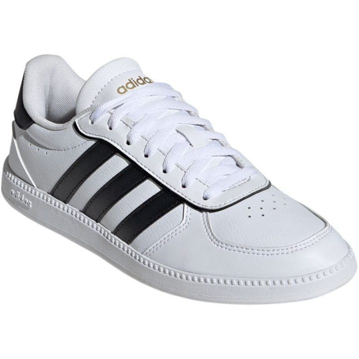Unisex suvarstomi sportbačiai adidas Breaknet Sleek, balti