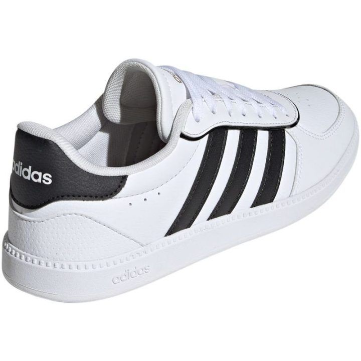 Unisex suvarstomi sportbačiai adidas Breaknet Sleek, balti