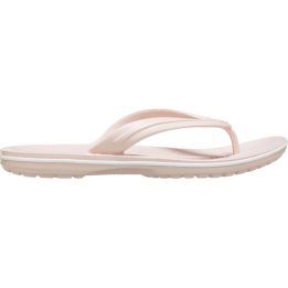 Moteriškos šlepetės per pirštą Crocs Crocband Flip, pastelinės rožinės