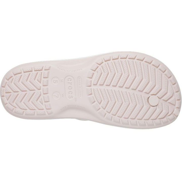 Moteriškos šlepetės per pirštą Crocs Crocband Flip, pastelinės rožinės