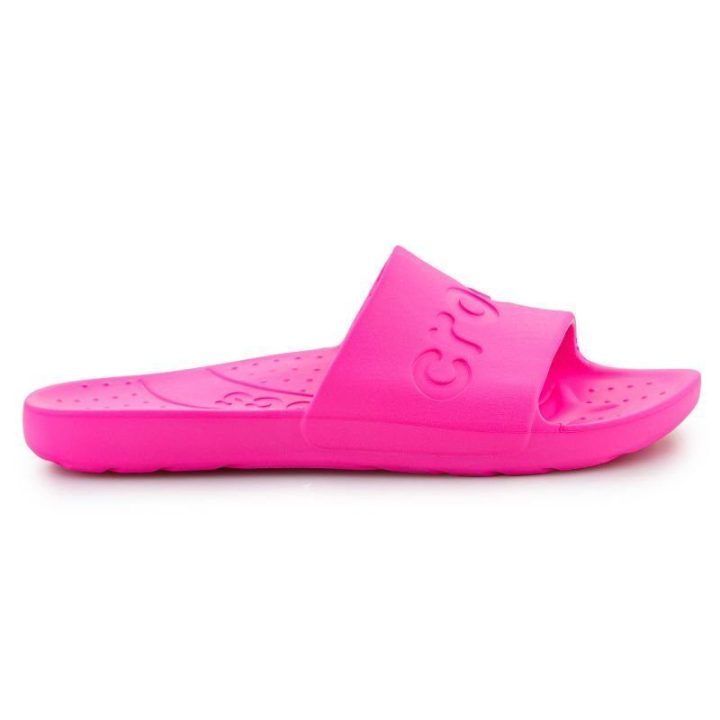Moteriškos šlepetės Crocs Slide, rožinės