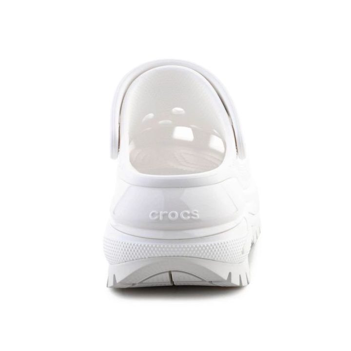 Moteriškos klumpės su platforma Crocs Mega Crush, baltos