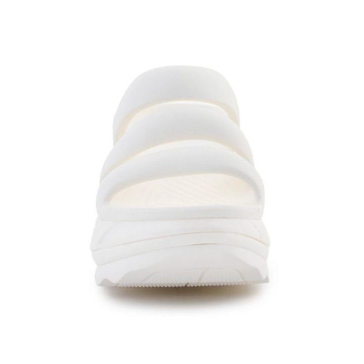 Moteriškos šlepetės Crocs Mega Crush Triple Strap, balkšvos