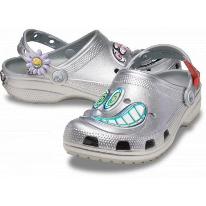Moteriškos klumpės Crocs Scharf Classic Clog, sidabrinės