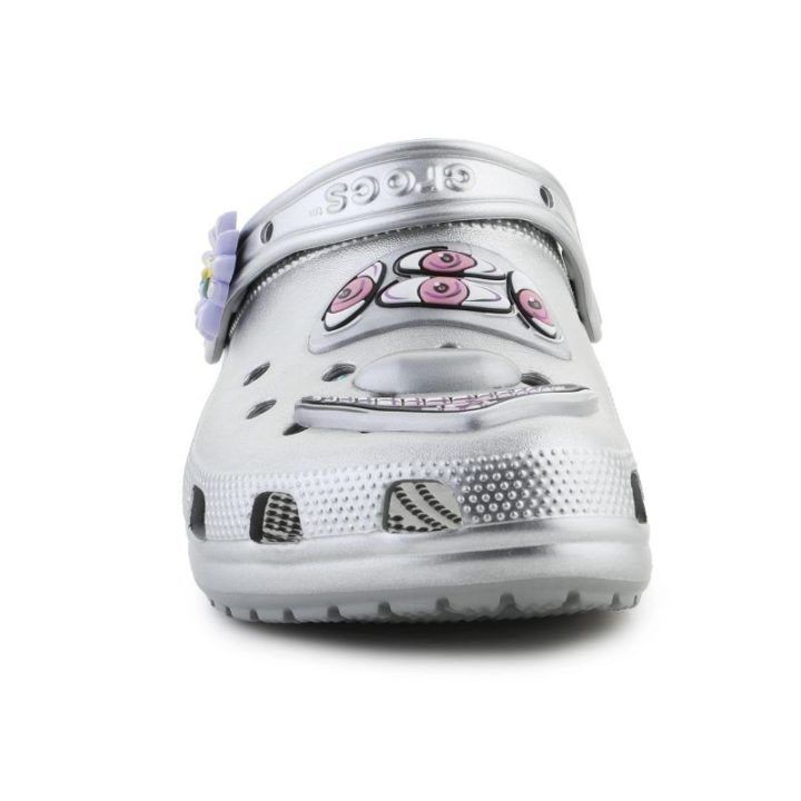 Moteriškos klumpės Crocs Scharf Classic Clog, sidabrinės