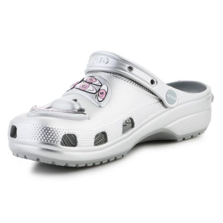Moteriškos klumpės Crocs Scharf Classic Clog, sidabrinės