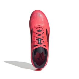 Vaikiški futbolo bateliai adidas F50 League, raudoni ir oranžiniai