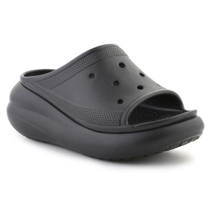 Moteriškos šlepetės Crocs Crush Slide, juodos