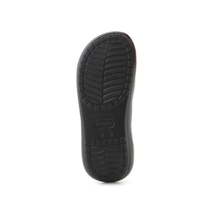 Moteriškos šlepetės Crocs Crush Slide, juodos