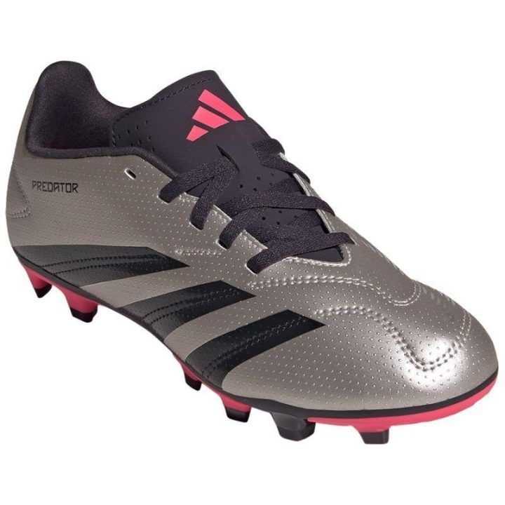 Vaikiški žemo profilio futbolo bateliai adidas Predator Club, pilki