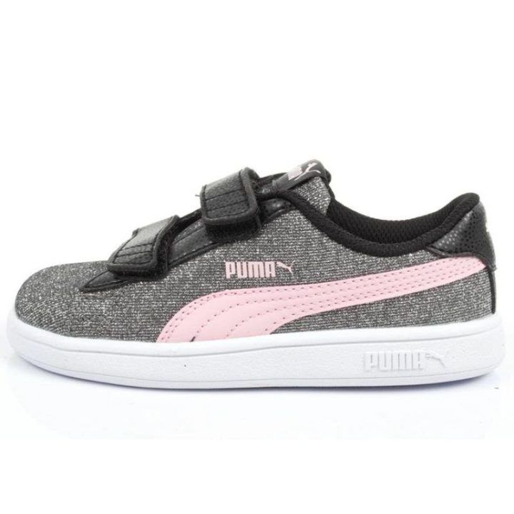 Sportbačiai mergaitėms su lipukais Puma Smash v2